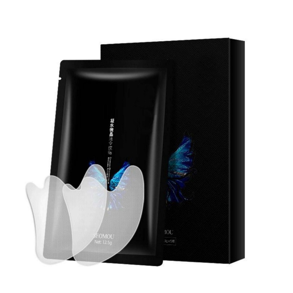 Microcrystalline nasolabial fold sticker